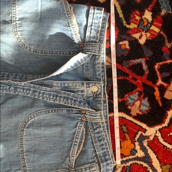 Vintage Levi’s Denim High Waist Short Skirt - Picture 6 of 7